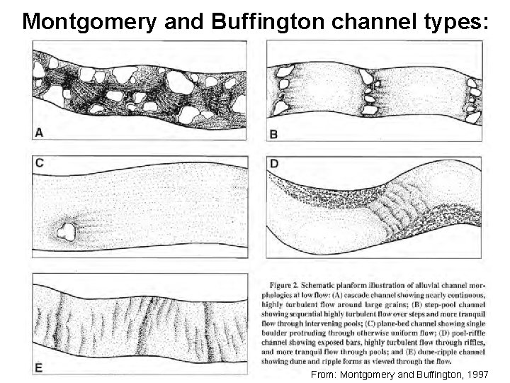 Montgomery and Buffington channel types: From: Montgomery and Buffington, 1997 