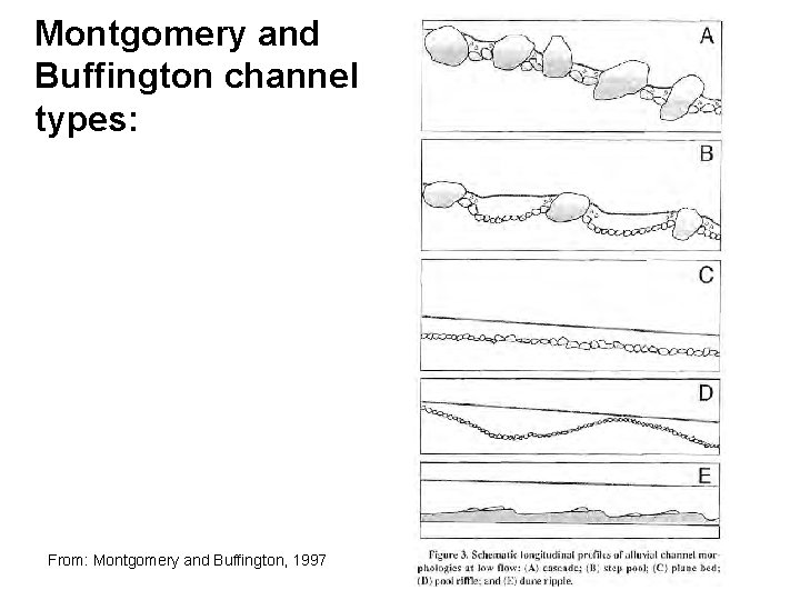 Montgomery and Buffington channel types: From: Montgomery and Buffington, 1997 