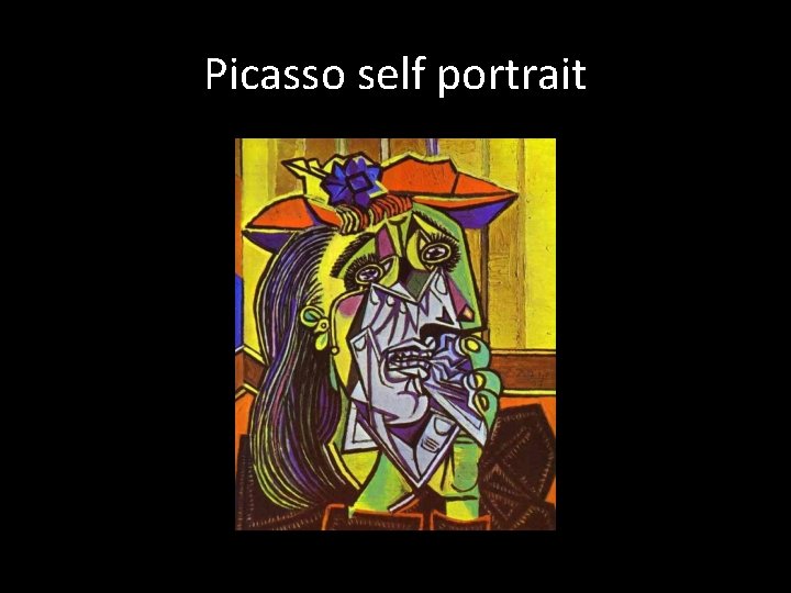 Picasso self portrait 