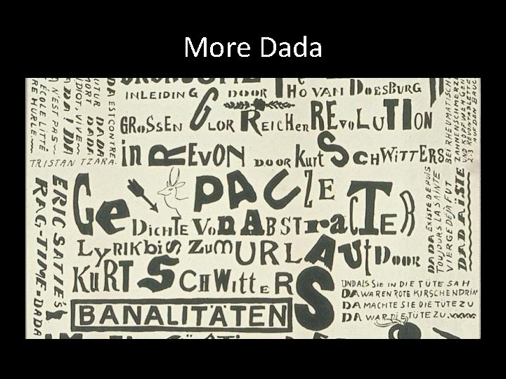 More Dada 