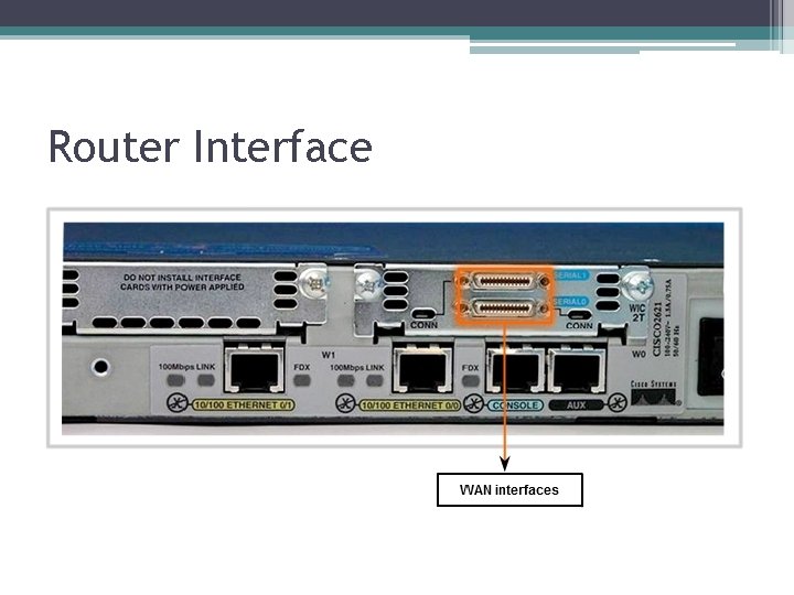 Router Interface 