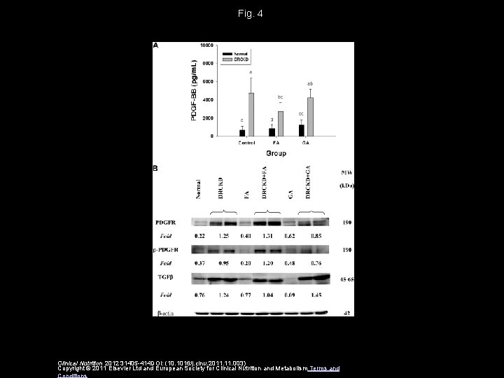 Fig. 4 Clinical Nutrition 2012 31405 -414 DOI: (10. 1016/j. clnu. 2011. 003) Copyright