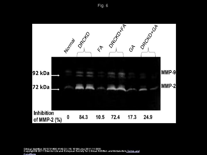 Fig. 6 Clinical Nutrition 2012 31405 -414 DOI: (10. 1016/j. clnu. 2011. 003) Copyright