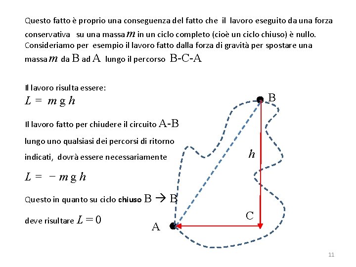 Questo fatto è proprio una conseguenza del fatto che il lavoro eseguito da una