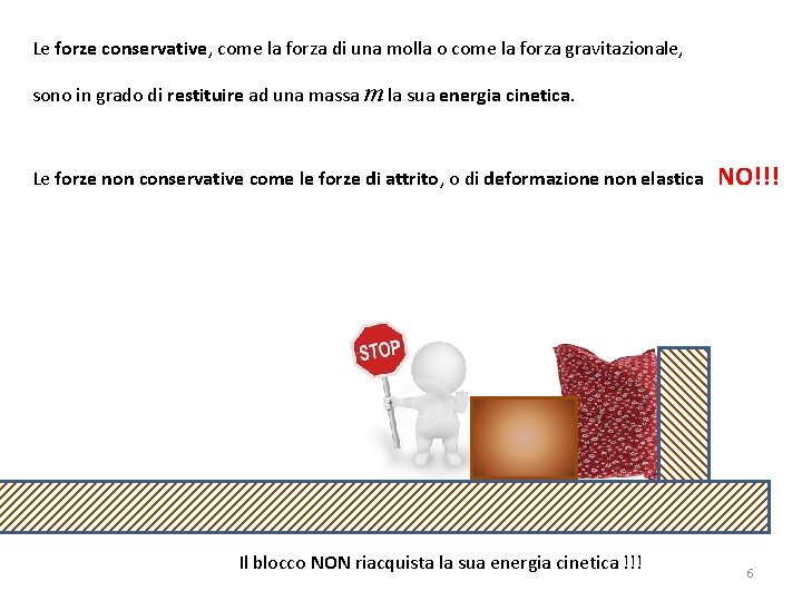 Le forze conservative, come la forza di una molla o come la forza gravitazionale,