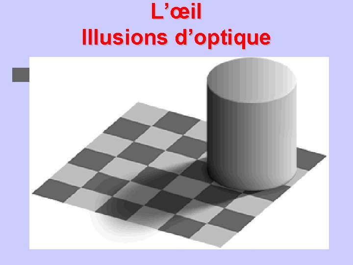 L’œil Illusions d’optique 