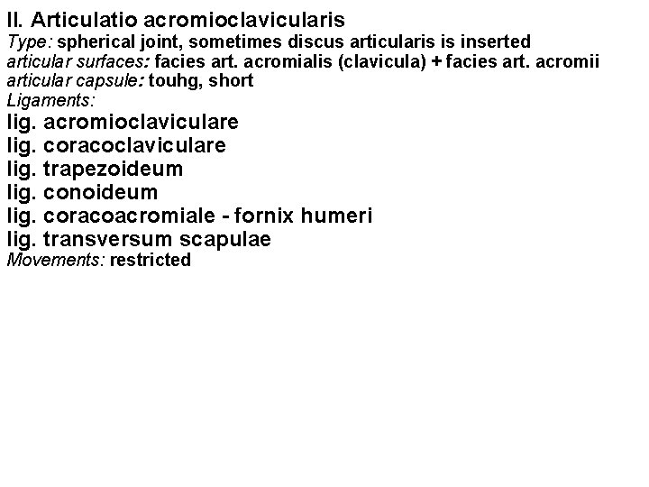 articulatio acromioclavicularis