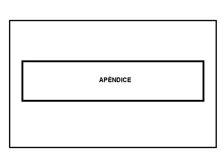 APÊNDICE APÊNDICE