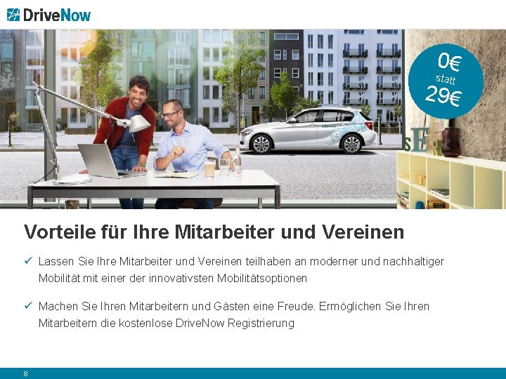 0€ statt 29€ Vorteile für Ihre Mitarbeiter und Vereinen ü Lassen Sie Ihre Mitarbeiter