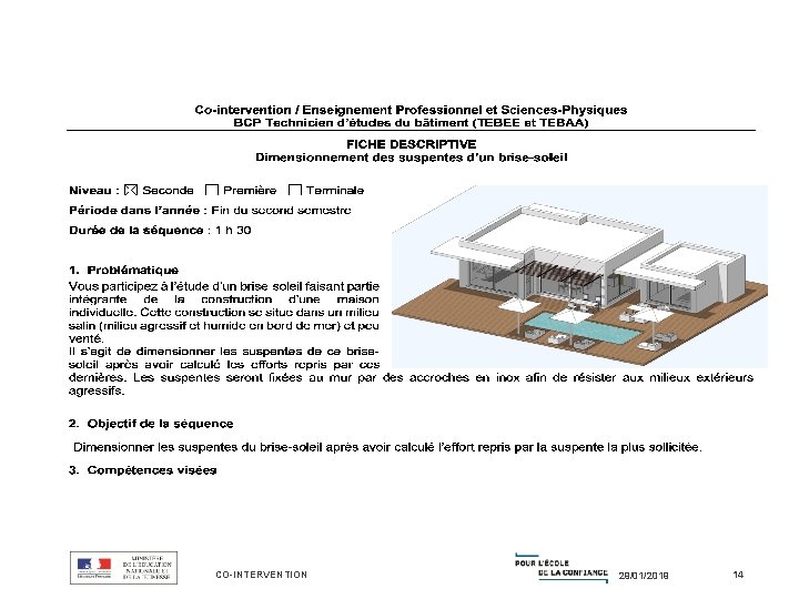 CO-INTERVENTION 29/01/2019 14 CO-INTERVENTION 29/01/2019 14