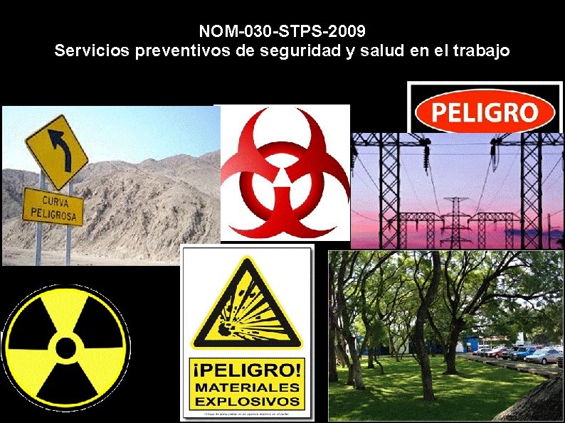 Norma Oficial Mexicana NOM030 STPS2009 Servicios preventivos de