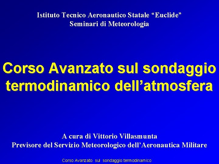 Istituto Tecnico Aeronautico Statale Euclide Seminari