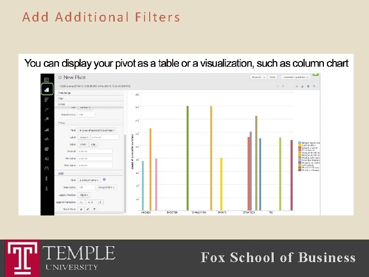 Add Additional Filters Fox School of Business 