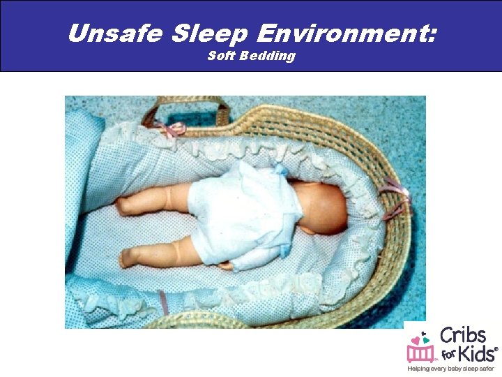 Unsafe Sleep Environment: Soft Bedding 