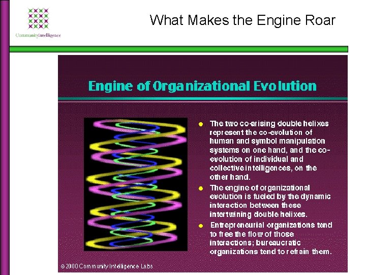 What Makes the Engine Roar What Makes the Engine Roar