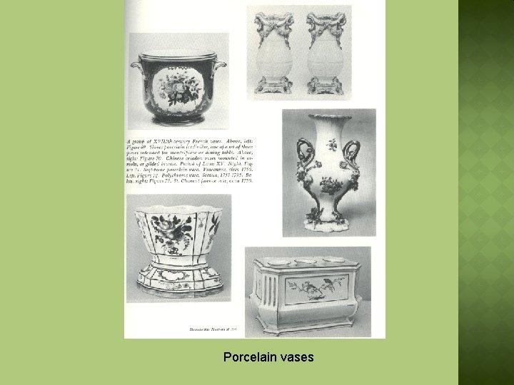 Porcelain vases 