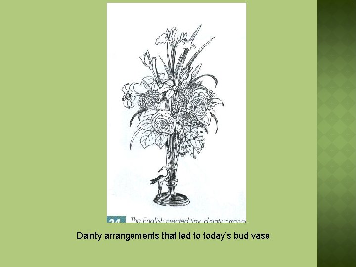 Dainty arrangements that led to today’s bud vase 