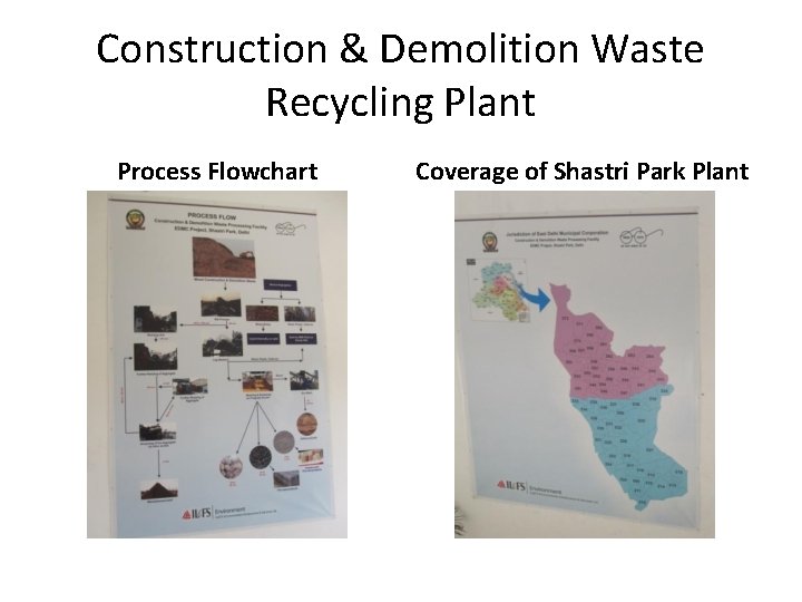 Construction & Demolition Waste Recycling Plant Process Flowchart Coverage of Shastri Park Plant 