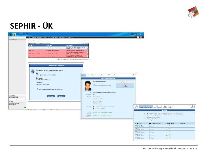 SEPHIR - ÜK © ICT-Berufsbildung Zentralschweiz - 01 -Nov-20 - Folie 28 