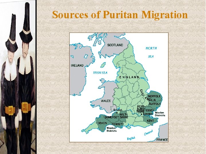 Sources of Puritan Migration 