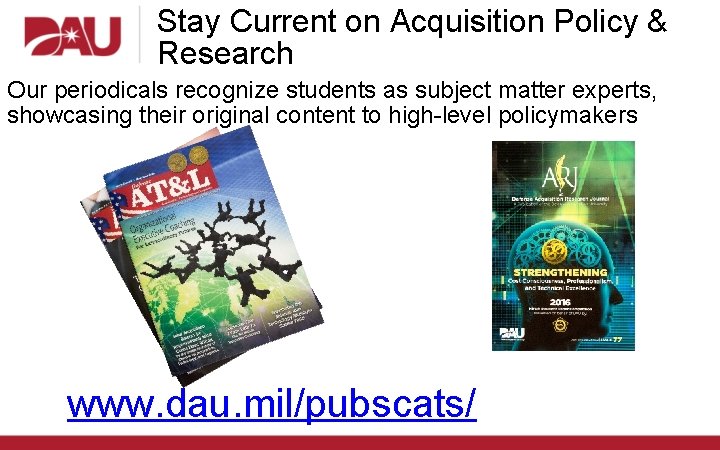 Stay Current on Acquisition Policy & Research Our periodicals recognize students as subject matter