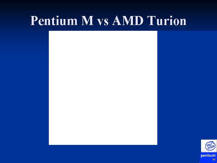 Pentium M vs AMD Turion Pentium M vs AMD Turion