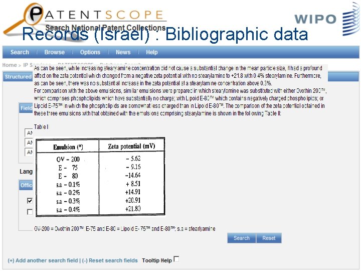 Records (Israel) : Bibliographic data 