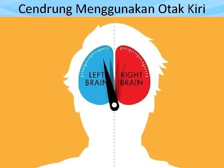 Cendrung Menggunakan Otak Kiri 