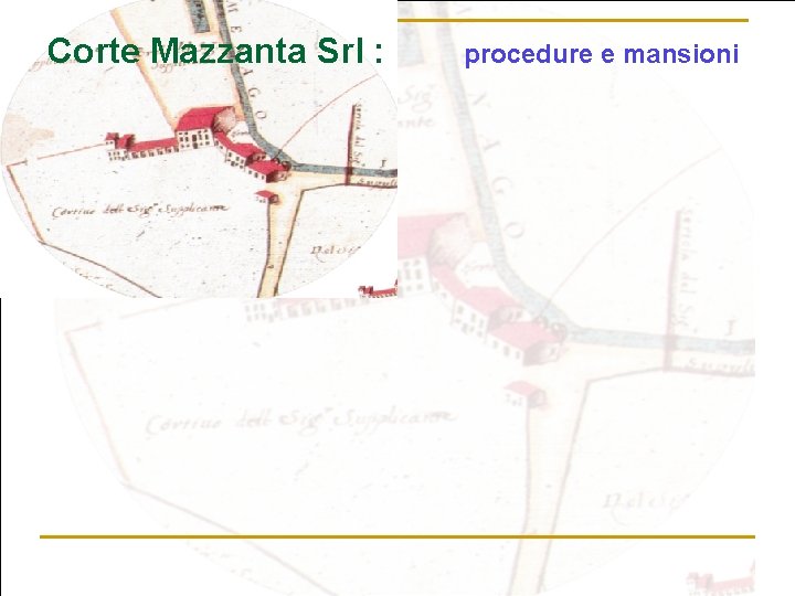 Corte Mazzanta Srl : procedure e mansioni 