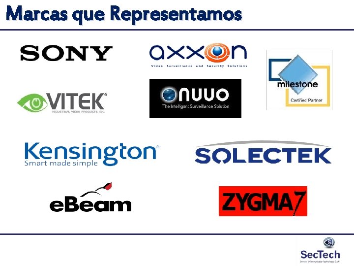 Marcas que Representamos Marcas que Representamos
