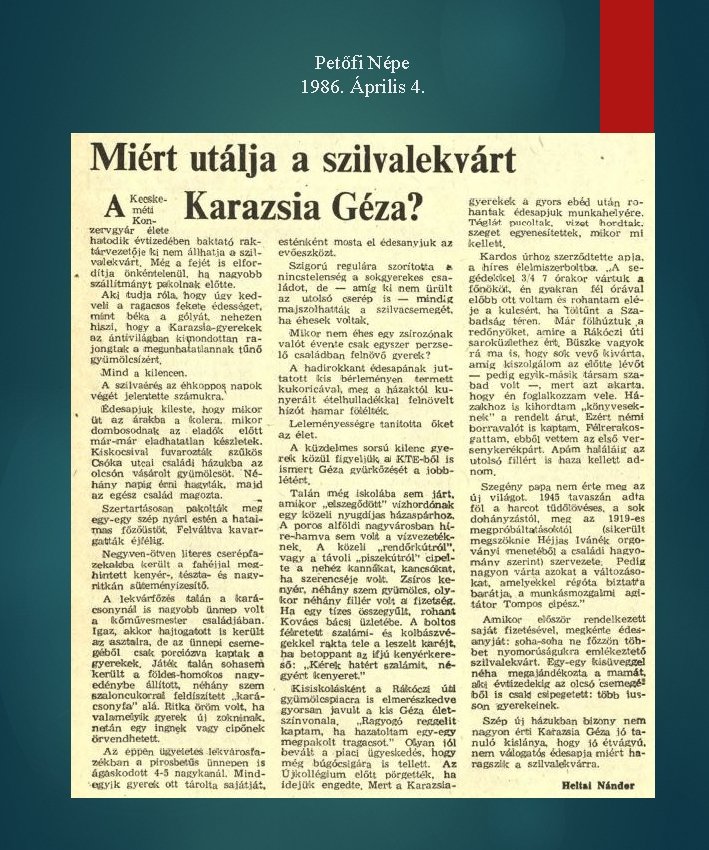 Petőfi Népe 1986. Április 4. 