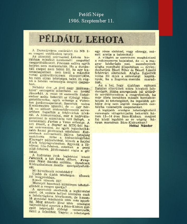 Petőfi Népe 1986. Szeptember 11. 