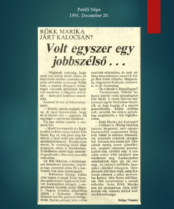 Petőfi Népe 1991. December 20. 