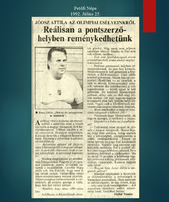 Petőfi Népe 1992. Július 25. 