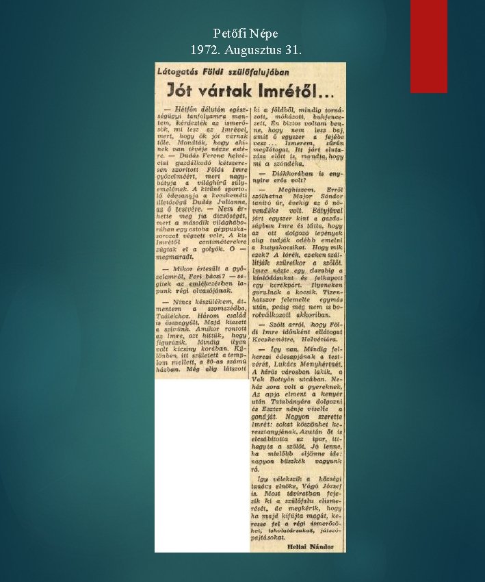 Petőfi Népe 1972. Augusztus 31. 