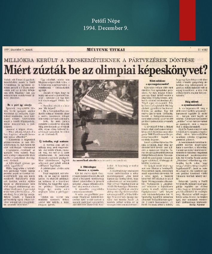 Petőfi Népe 1994. December 9. 