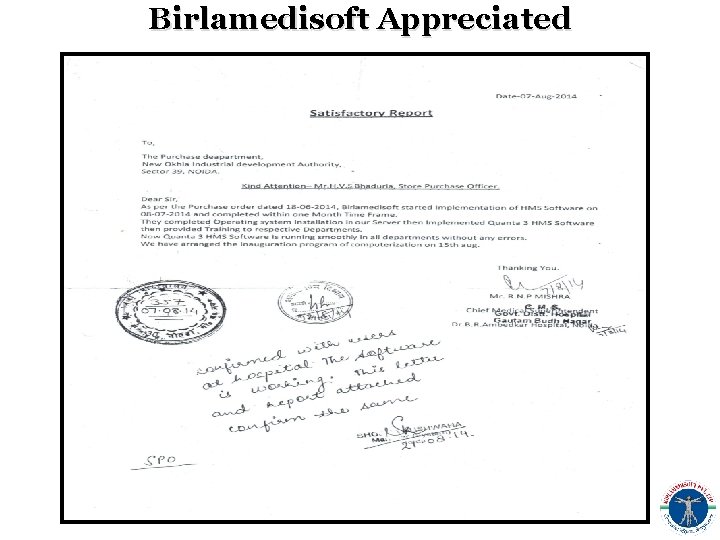 Birlamedisoft Appreciated 