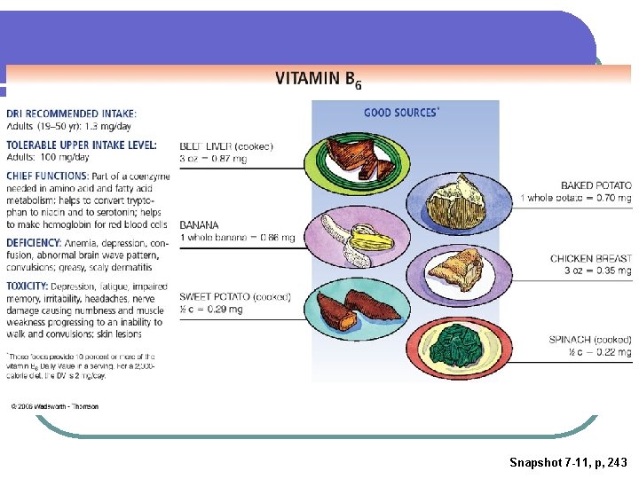 Snapshot 7 -11, p, 243 Snapshot 7 -11, p, 243