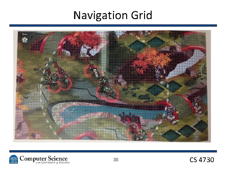 Navigation Grid 30 CS 4730 