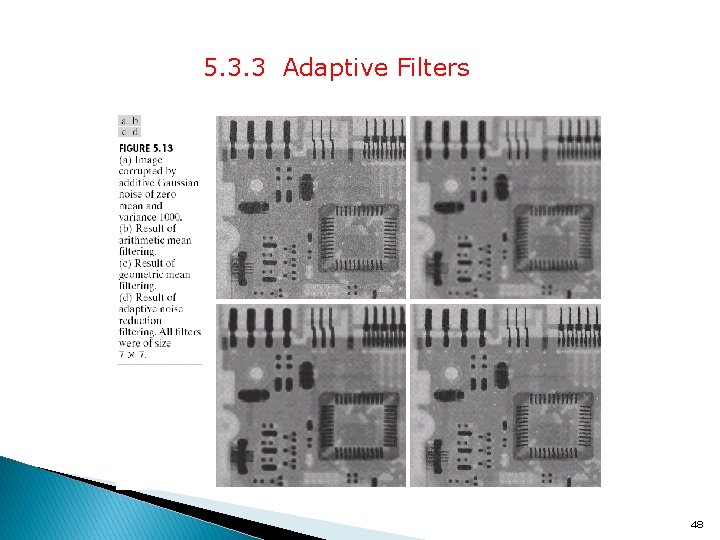 5. 3. 3 Adaptive Filters 48 