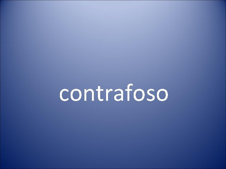 contrafoso 
