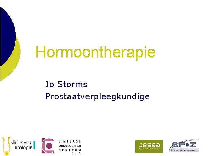 Hormoontherapie Jo Storms Prostaatverpleegkundige 