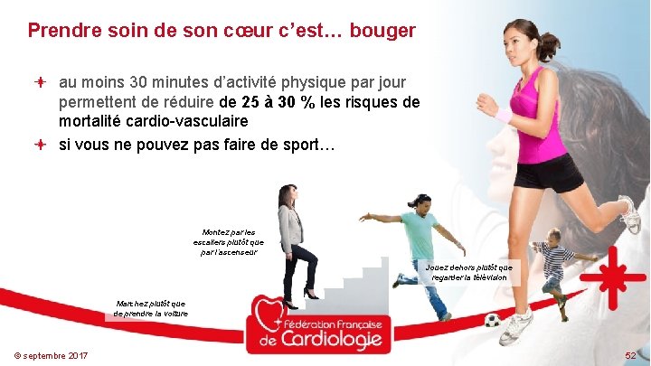 Prendre soin de son cœur c’est… bouger au moins 30 minutes d’activité physique par