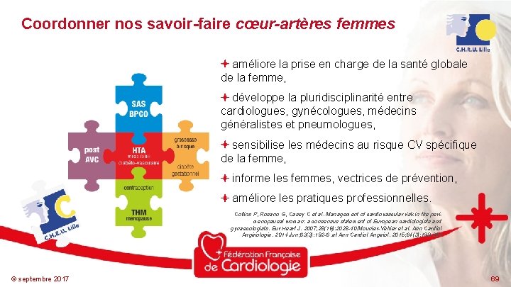 Coordonner nos savoir-faire cœur-artères femmes améliore la prise en charge de la santé globale