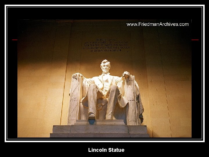 Lincoln Statue 