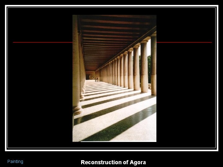Painting Reconstruction of Agora 