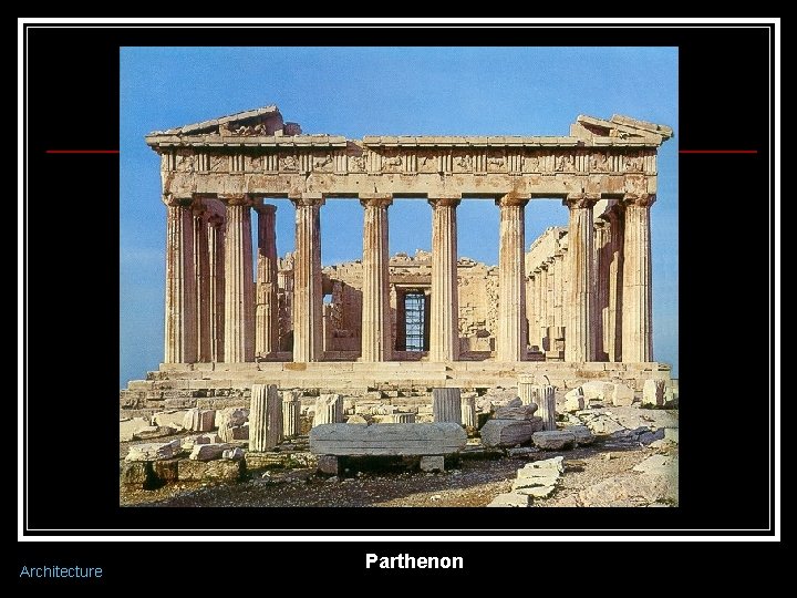 Architecture Parthenon 