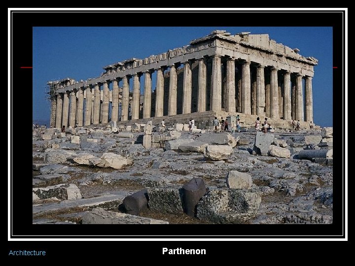 Architecture Parthenon 