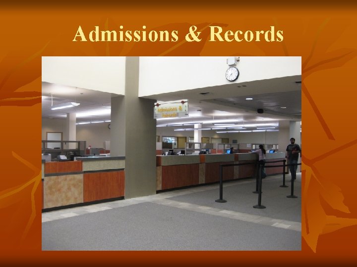 Admissions & Records 