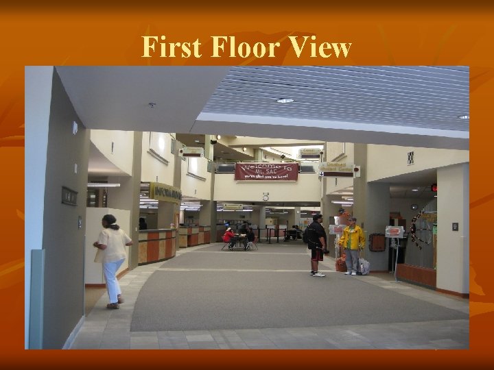 First Floor View 